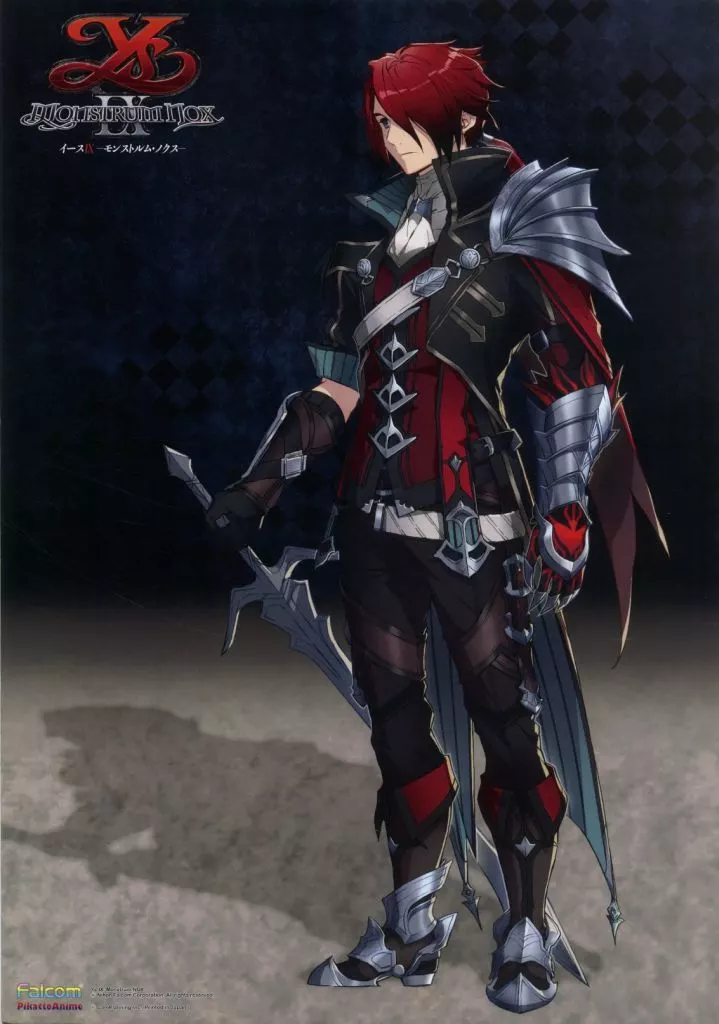 イース IX ガラガラくじ アクリルコースター アドル 赤の王 2種 イースIX -Monstrum NOX-』キャラクター紹介映像「アドル/赤の王