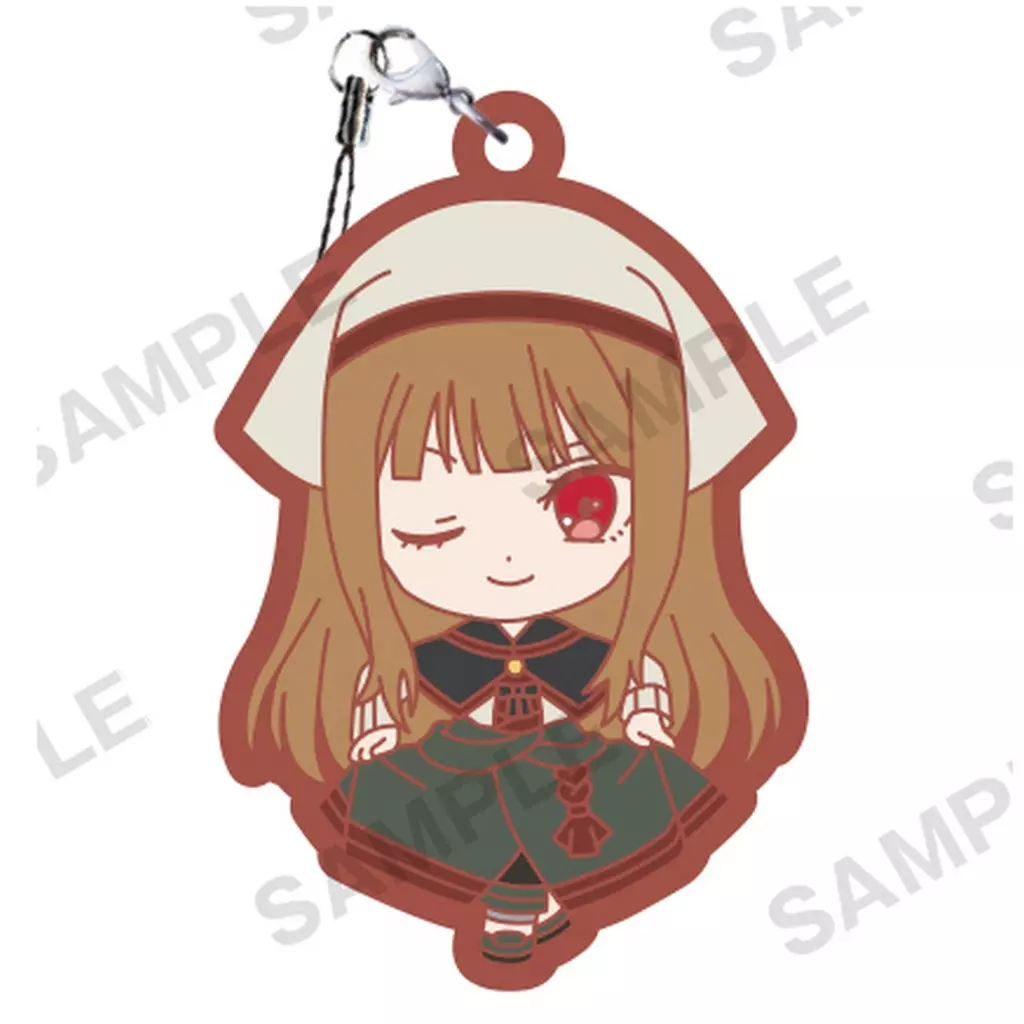 町娘の姿をしたホロ 「狼と香辛料 MERCHANT MEETS THE WISE WOLF ホロがいっぱいカプセルラバーストラップvol.2」
