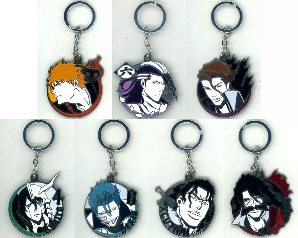 全7種セット メタルチャーム 「一番くじ BLEACH-ブリーチ- Stirring Souls vol.2」 E賞