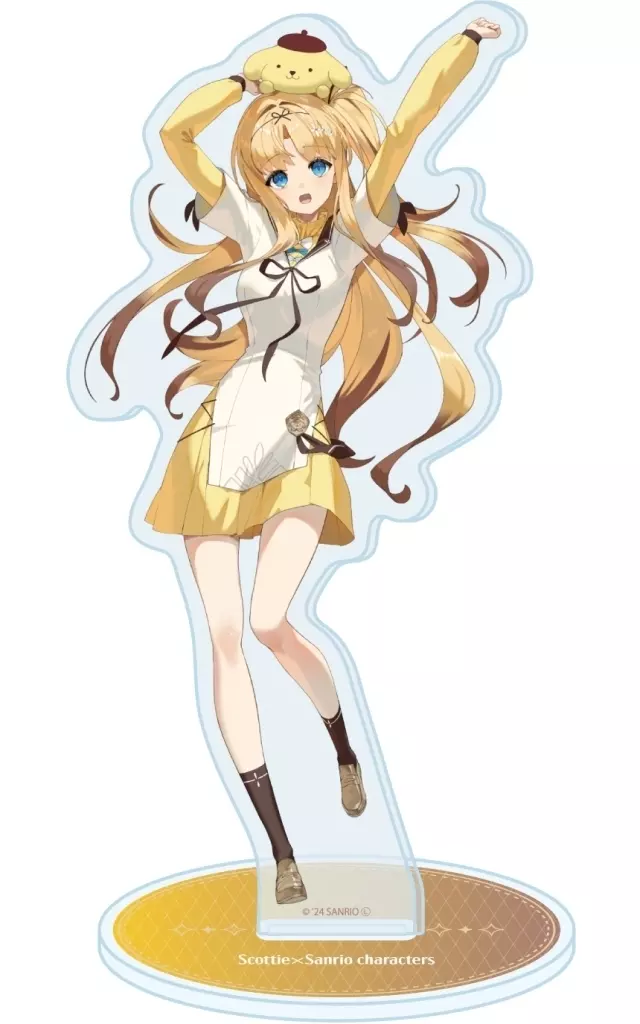 03.ポムポムプリン(コラボイラスト) アクリルスタンド 「スコッティ×サンリオキャラクターズ」_image