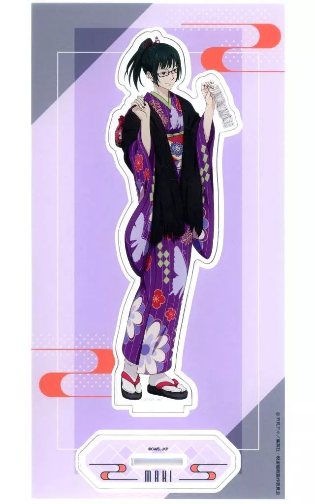 禪院真希 アクリルスタンド 「まるくじ 呪術廻戦 【和装すたいる】」 吉-4_image