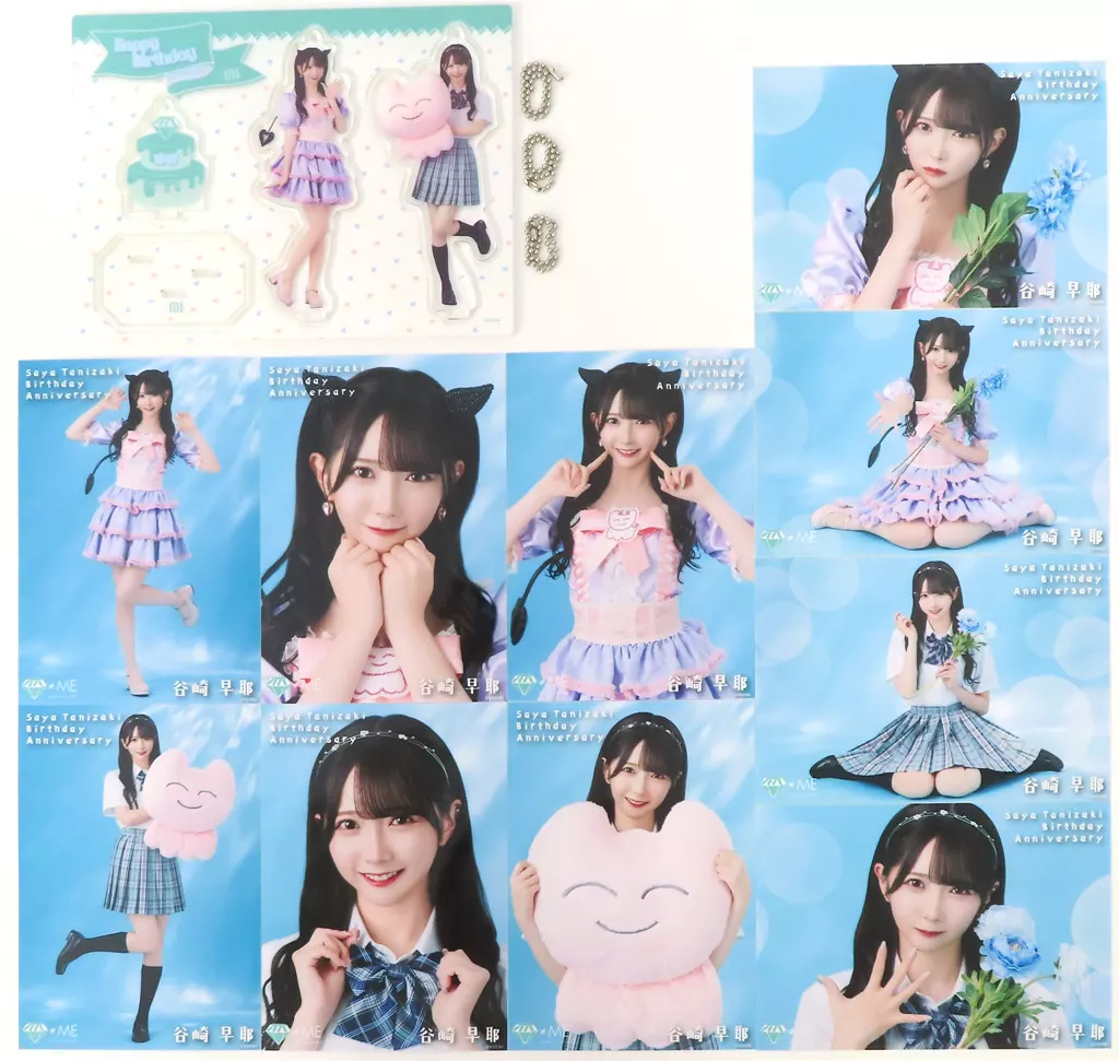 ≠ME ノイミー 谷崎早耶 生誕アクリルスタンド　2024 ≠ME ノイミー 谷崎早耶 生誕 記念 グッズ セット 公式 2024年 さや