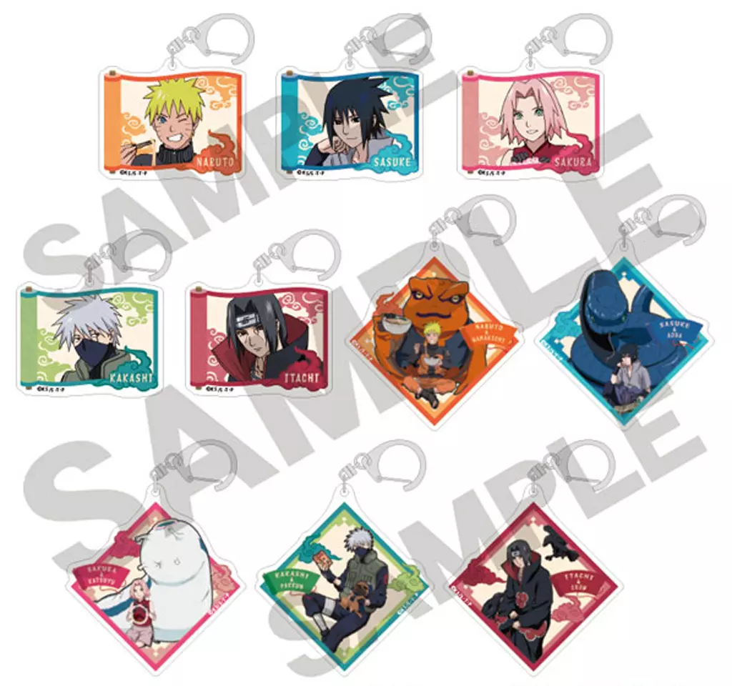 全10種セット 「NARUTO-ナルト- 疾風伝 トレーディングアクリル」