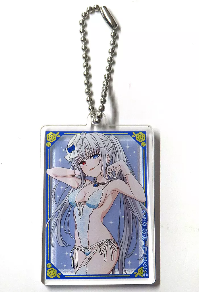 白の女王(ランジェリー衣装/スクエア) アクリル 「くじコレ デート・ア・バレット ロマンティックランジェリーStyle」 C-8賞