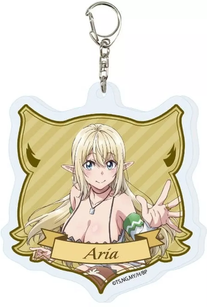 アリア 「アクリル Sランクモンスターのベヒーモスだけど、猫と間違われてエルフ娘の騎士(ペット)として暮らしてます 01.公式イラスト」