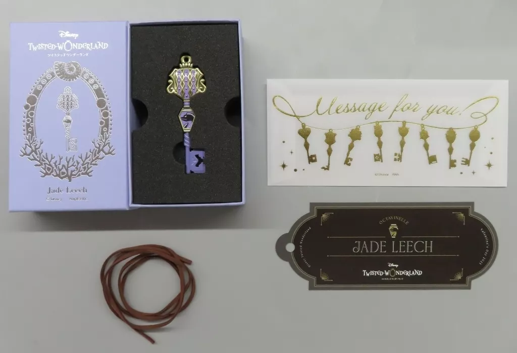 ジェイド・リーチ 4YOU KEYチャーム(メッセージカード付き) 「ディズニー ツイステッドワンダーランド Valentine’s Day Gift 2025」