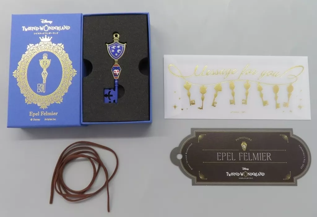 エペル・フェルミエ 4YOU KEYチャーム(メッセージカード付き) 「ディズニー ツイステッドワンダーランド Valentine’s Day Gift 2025」