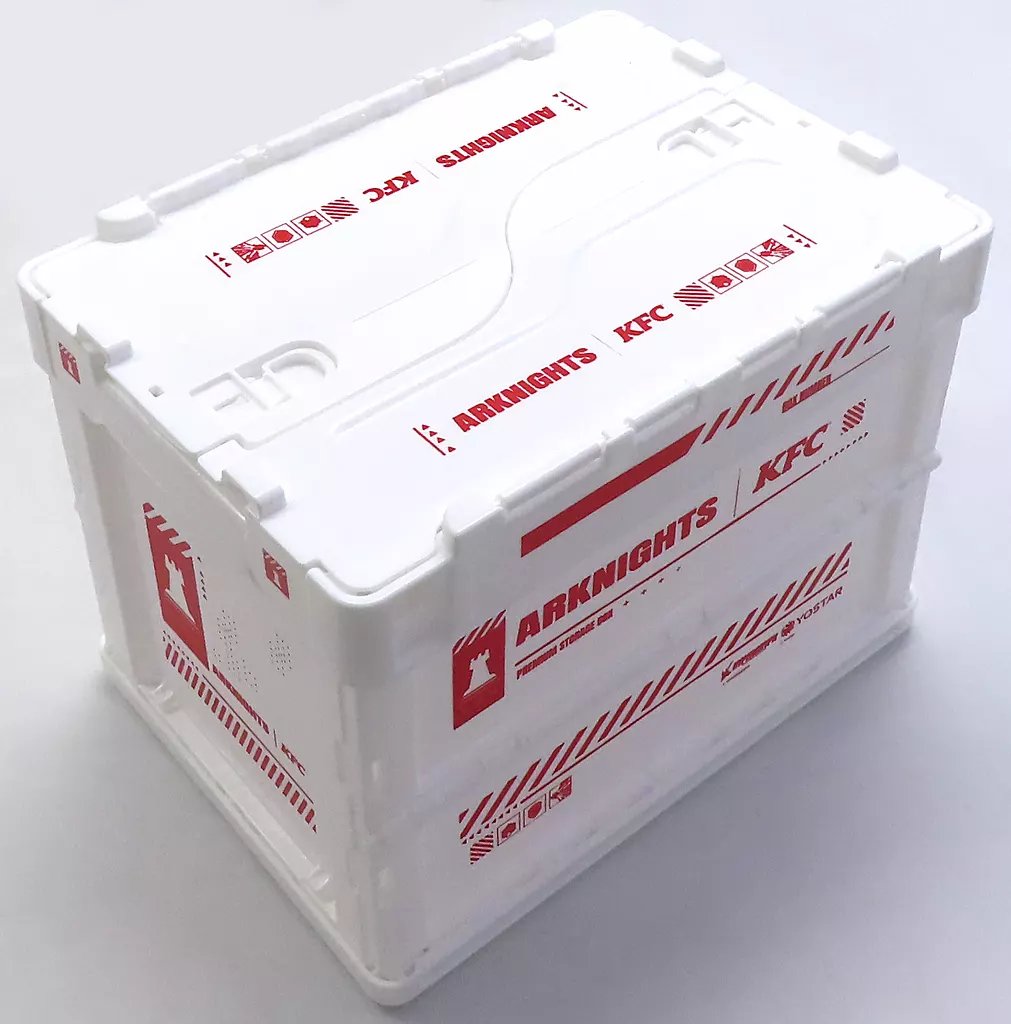 KFCコラボ ミニコンテナBOX White ver. 駿河屋 -<中古>ロゴ KFCコラボ ミニコンテナBOX White ver