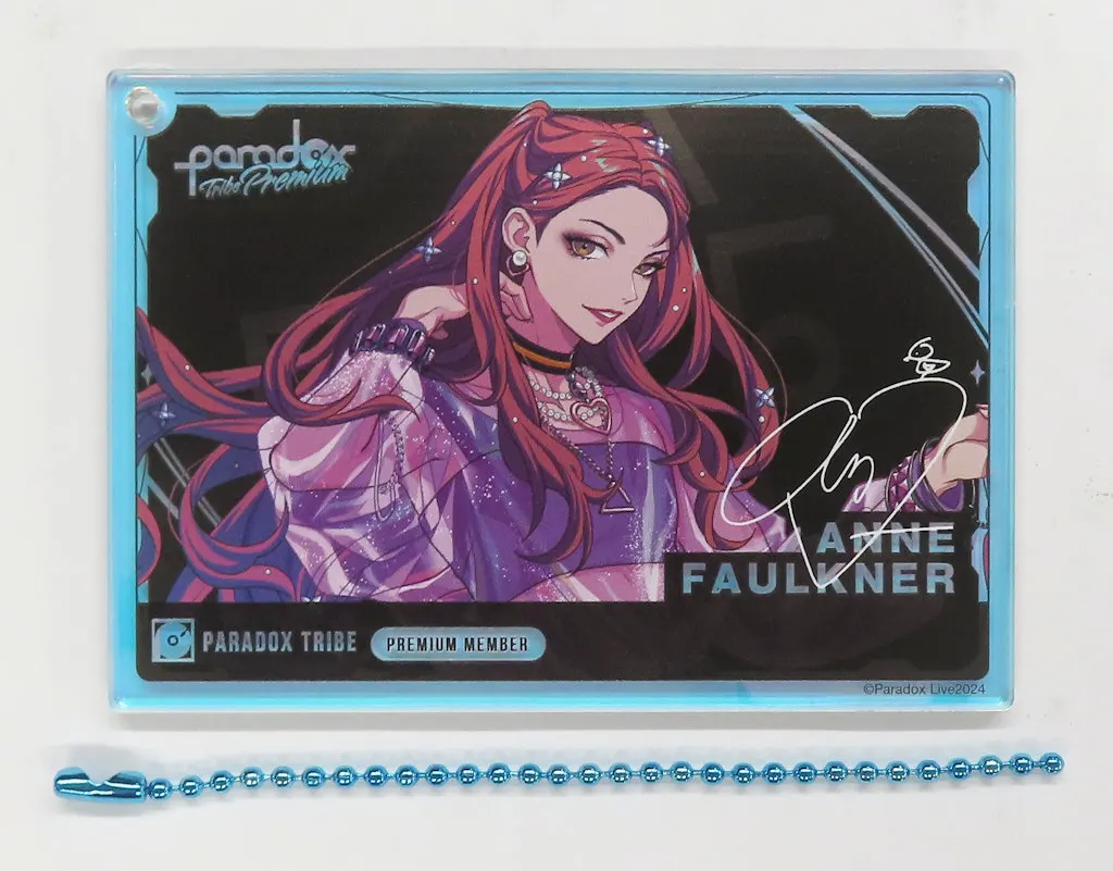 アン・フォークナー  デジタル会員証風 「Paradox Live」 ファンクラブ限定グッズ