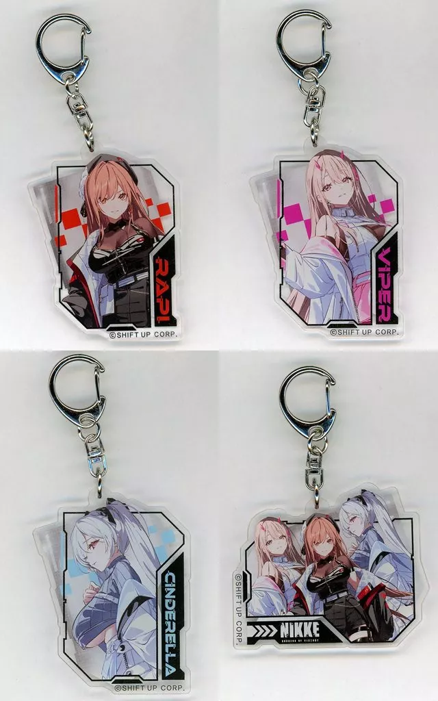 全4種セット 「勝利の女神：NIKKE POP UP SHOP in SHIBUYA TSUTAYA アクリル」