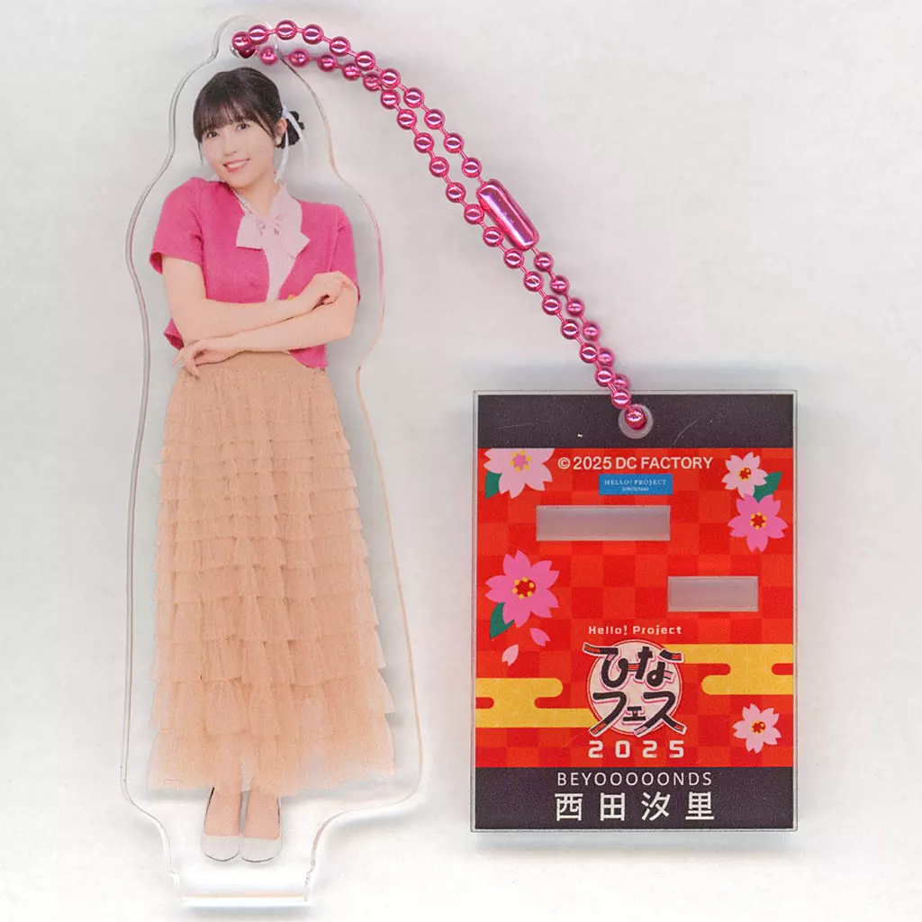西田汐里(BEYOOOOONDS) アクリルスタンド 「モバガチャ Hello! Project ひなフェス2025 1000円ガチャ」 ノーマル景品