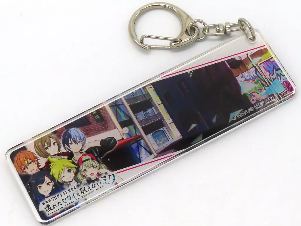 Vivid BAD SQUAD ネームプレート風アクリル 「劇場版プロジェクトセカイ 壊れたセカイと歌えないミク×CHUNITHM VERSE」 コラボグッズプレゼントキャンペーン ポイント交換景品