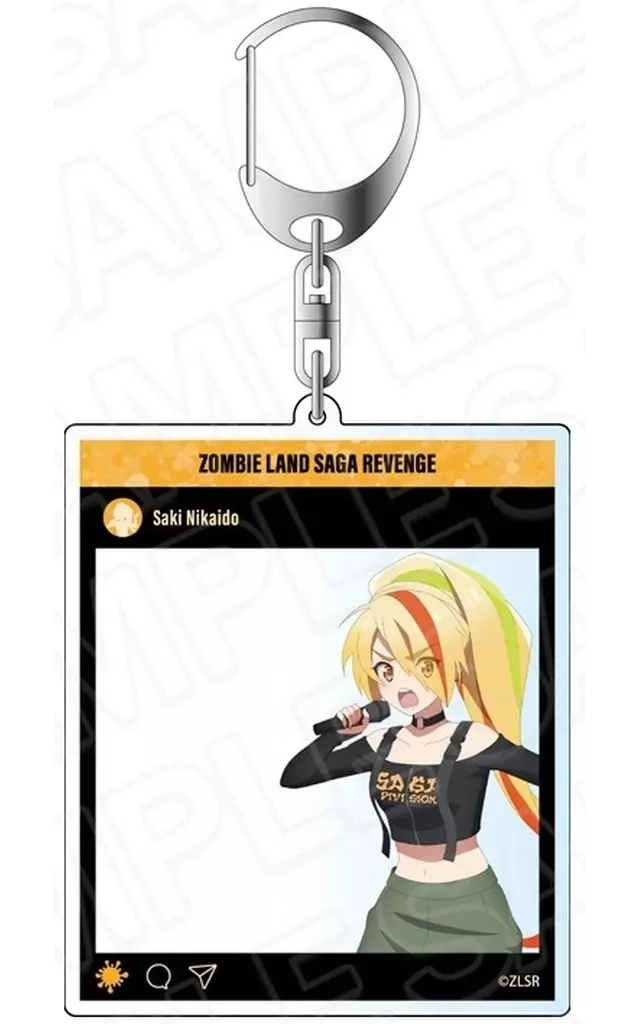 二階堂サキ SNS風アクリル Saga Division ver. 「ゾンビランドサガ リベンジ」