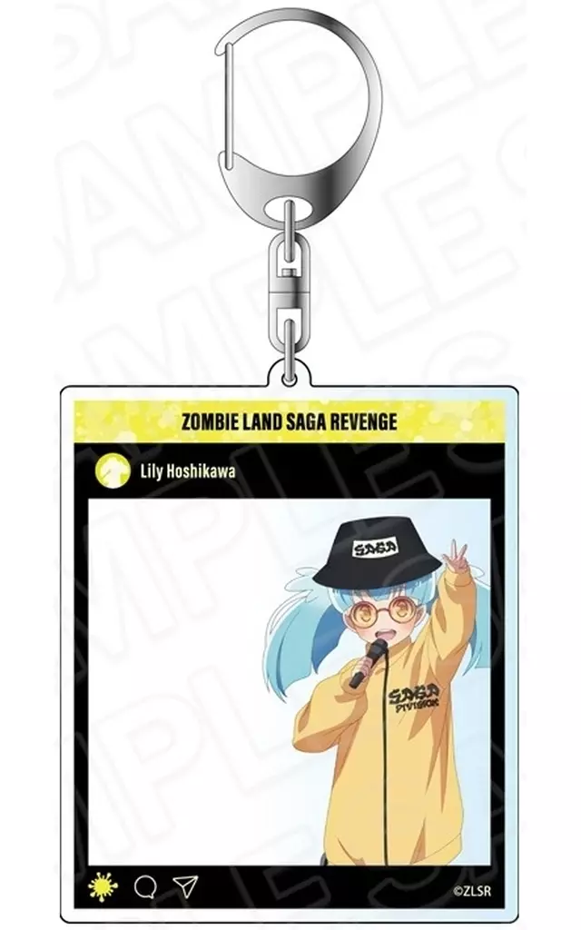 星川リリィ SNS風アクリル Saga Division ver. 「ゾンビランドサガ リベンジ」