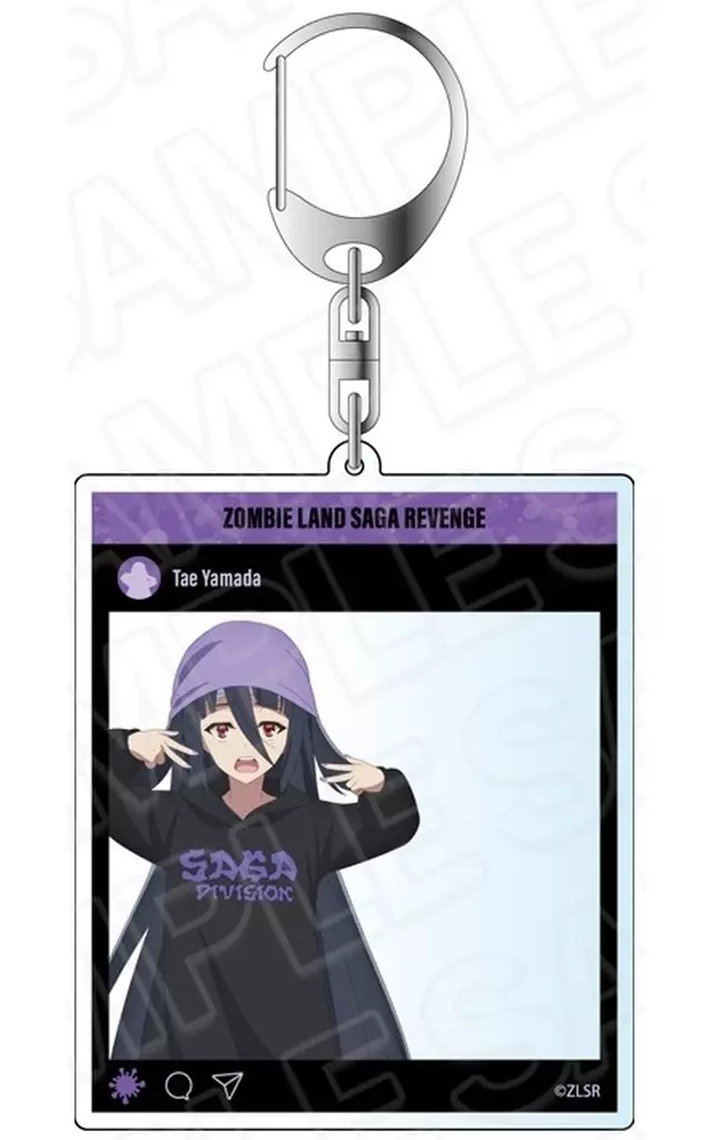 山田たえ SNS風アクリル Saga Division ver. 「ゾンビランドサガ リベンジ」