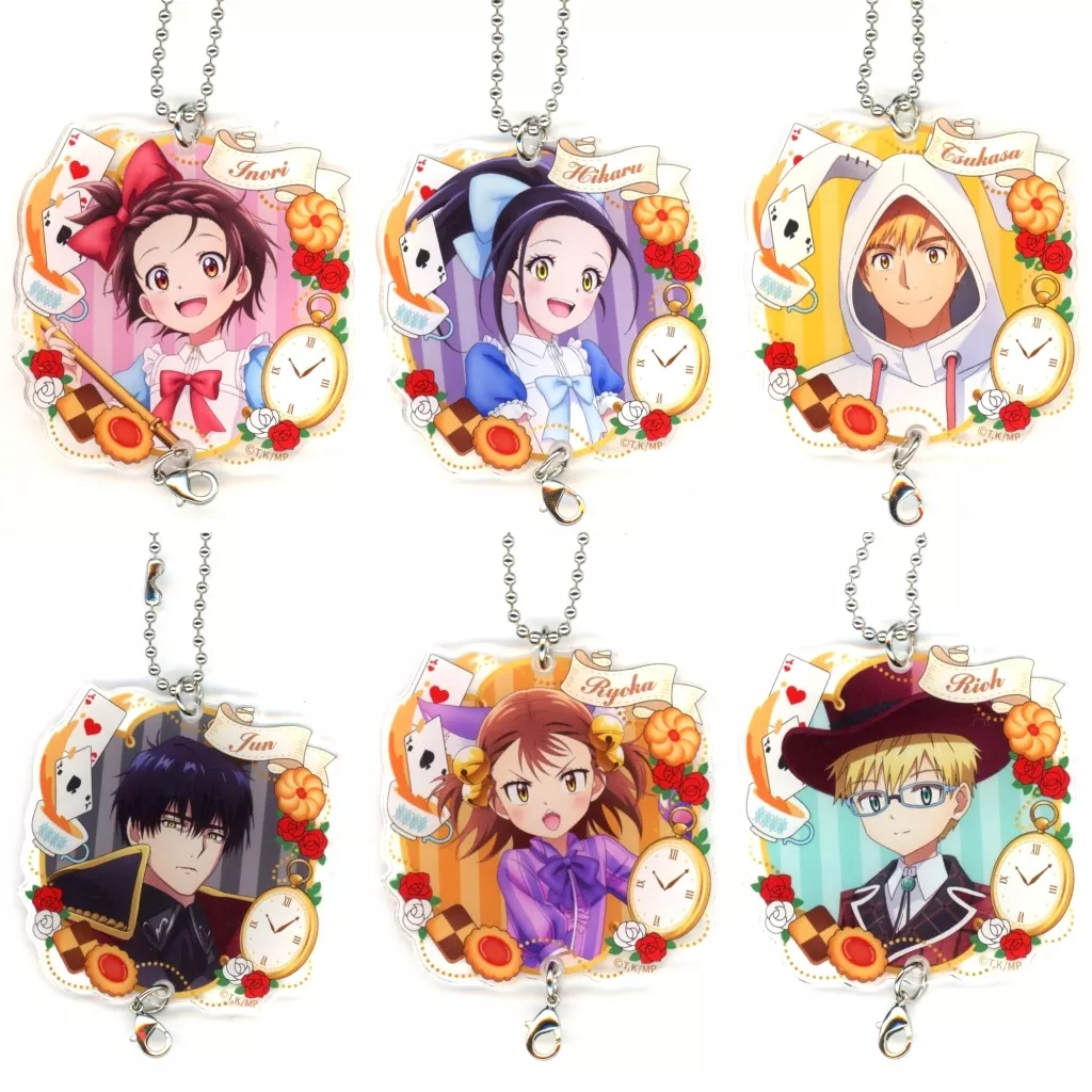 全6種セット 「メダリスト POP UP SHOP in マルイ トレーディングつながるアクリル(不思議の国のアリスver.)」