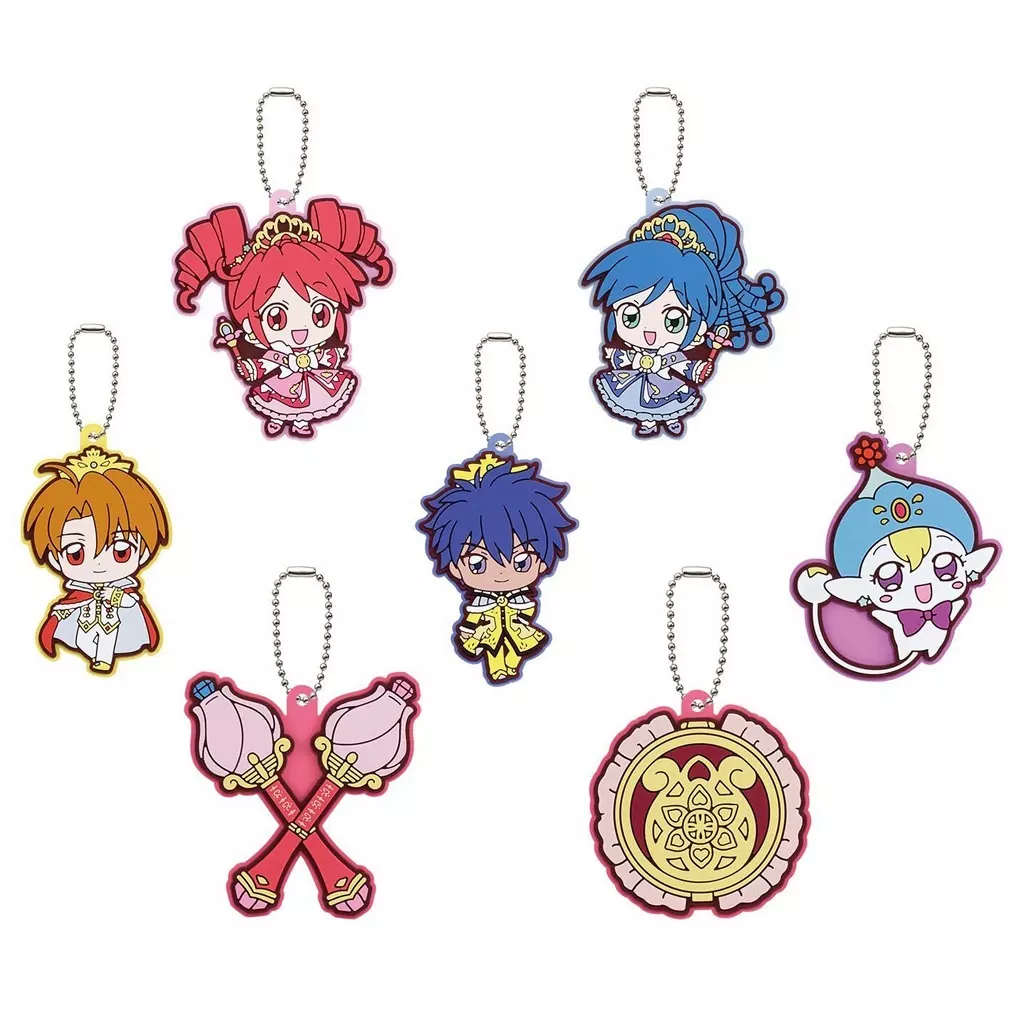 全7種セット 「ふしぎ星の☆ふたご姫 カプセルラバーマスコット」