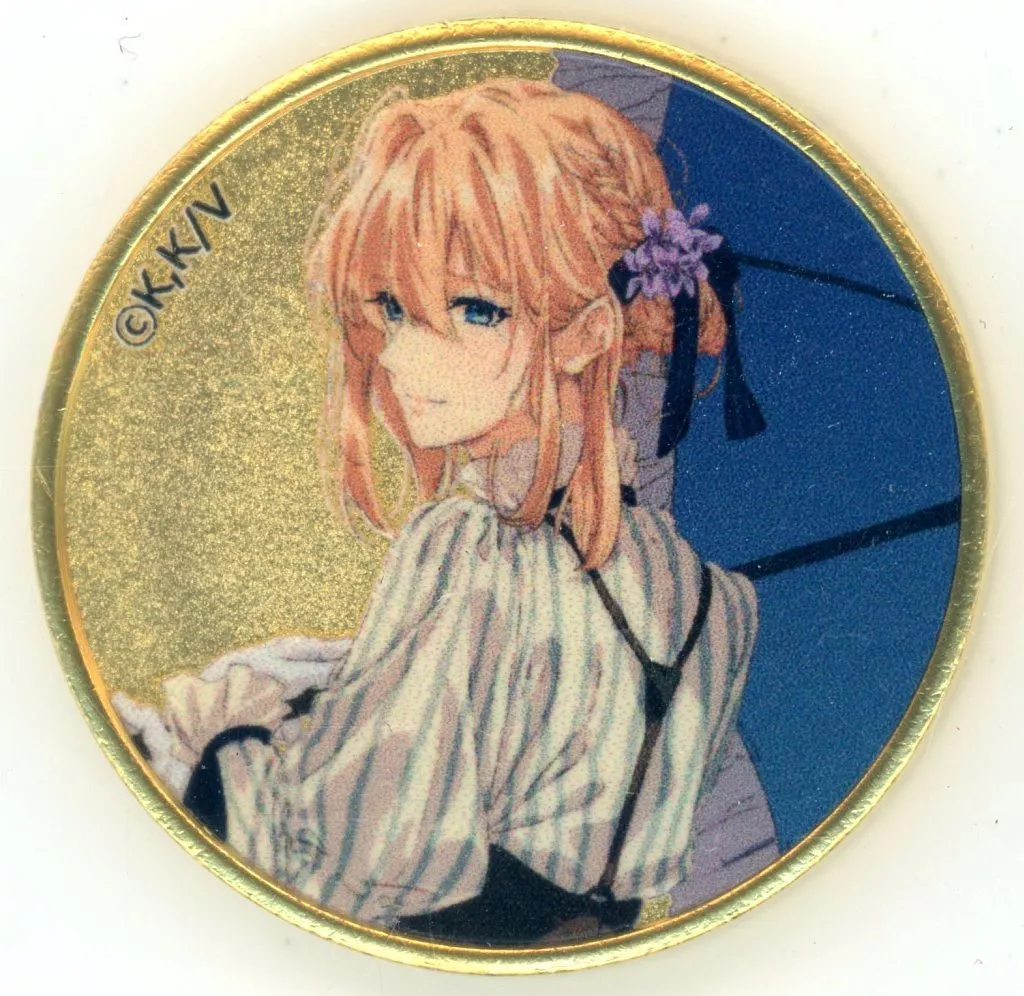 【希少】ヴァイオレット・エヴァーガーデン　メダル 希少】ヴァイオレット・エヴァーガーデン メダル - メルカリ