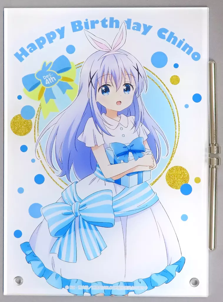 チノ バースデー アクリルプレート 「ご注文はうさぎですか? BLOOM」_image