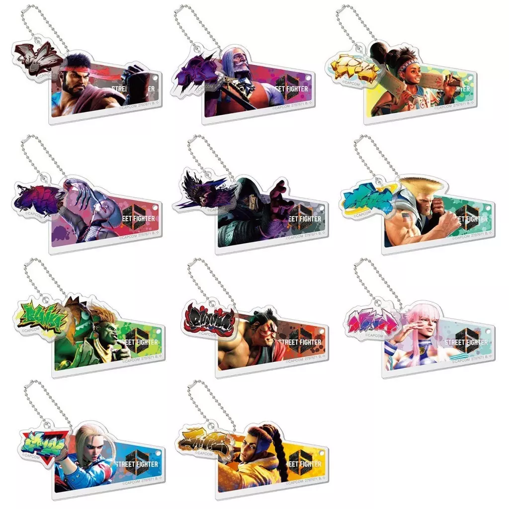 全11種セット 「ストリートファイター6 カプセルアクリルチャーム2」
