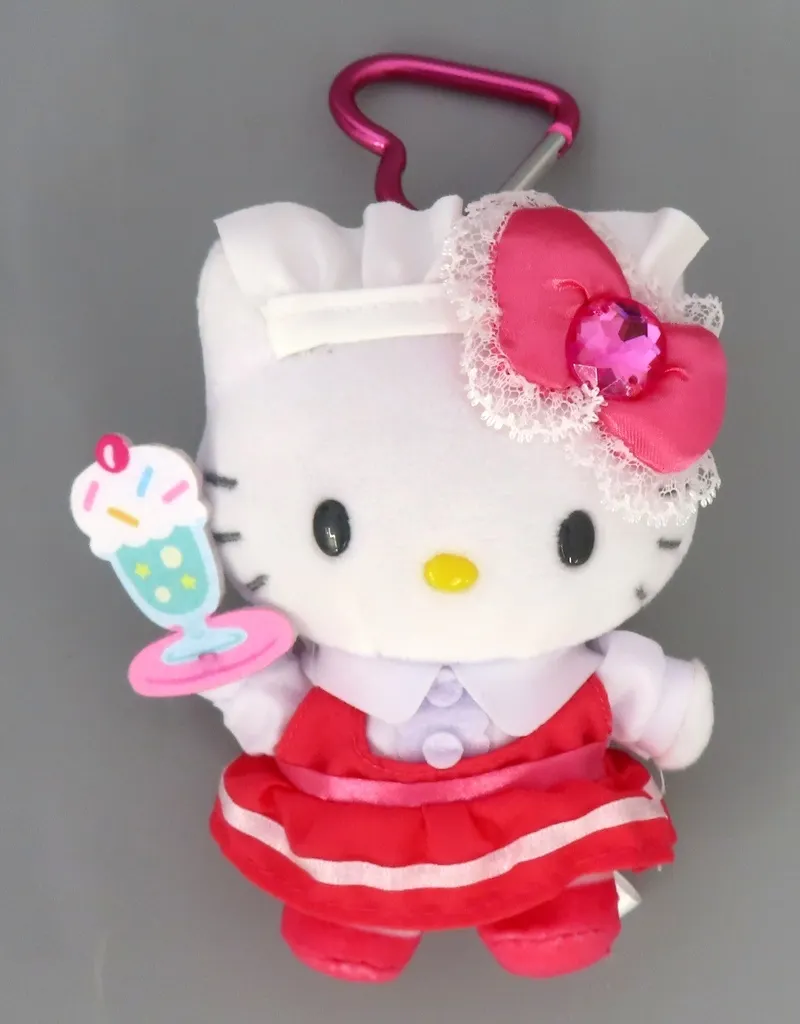 ハローキティ メイド(レッド) ラブリーフリルマスコット 「サンリオキャラクターズ」