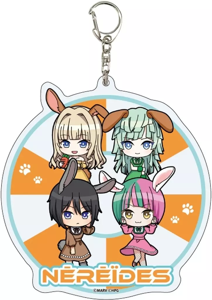 09.Nereidesケモミミver.(ミニキャライラスト) デカアクリル 「ドルフィンウェーブ」