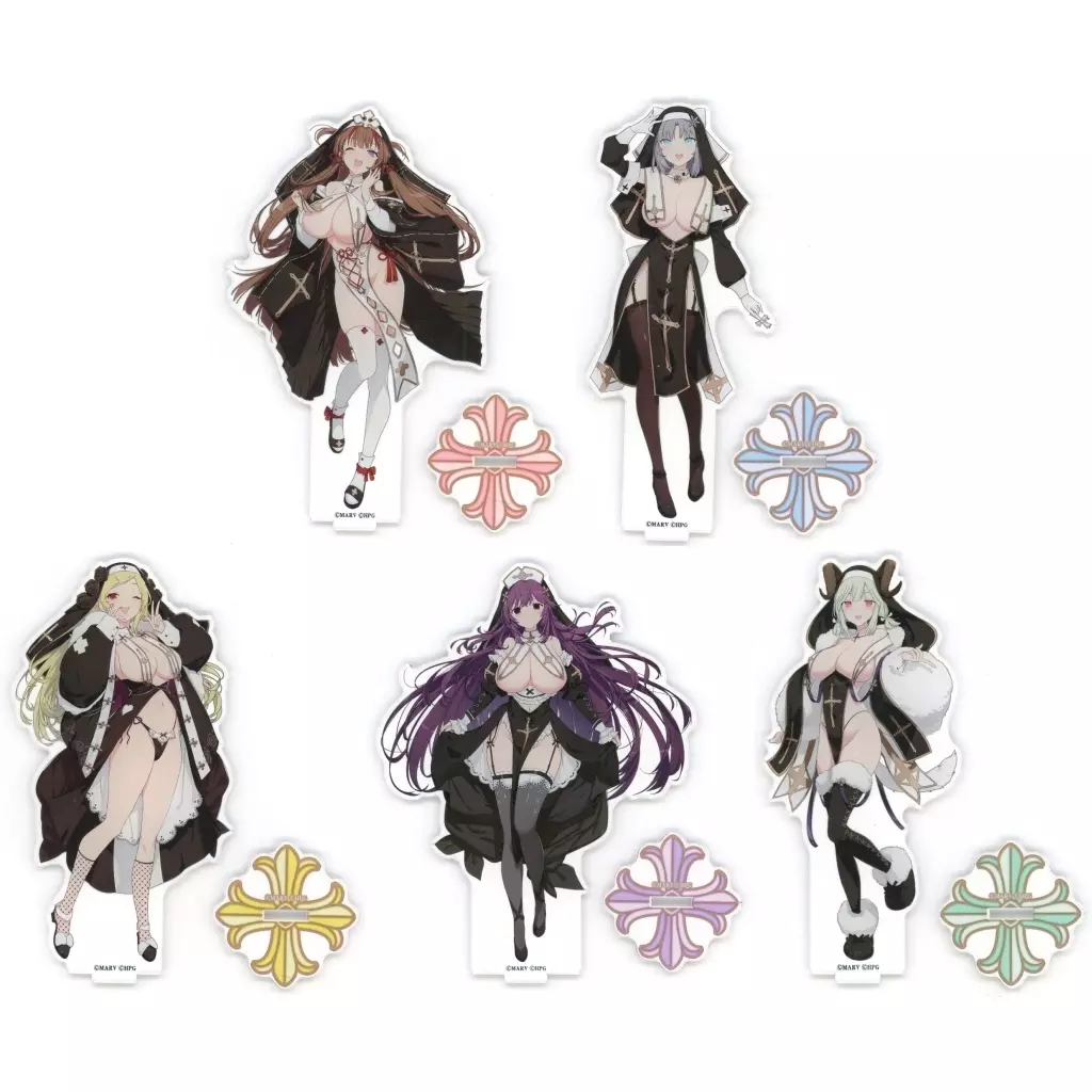 駿河屋 -<中古>全5種セット アクリルスタンド 「閃乱カグラ 爆乳