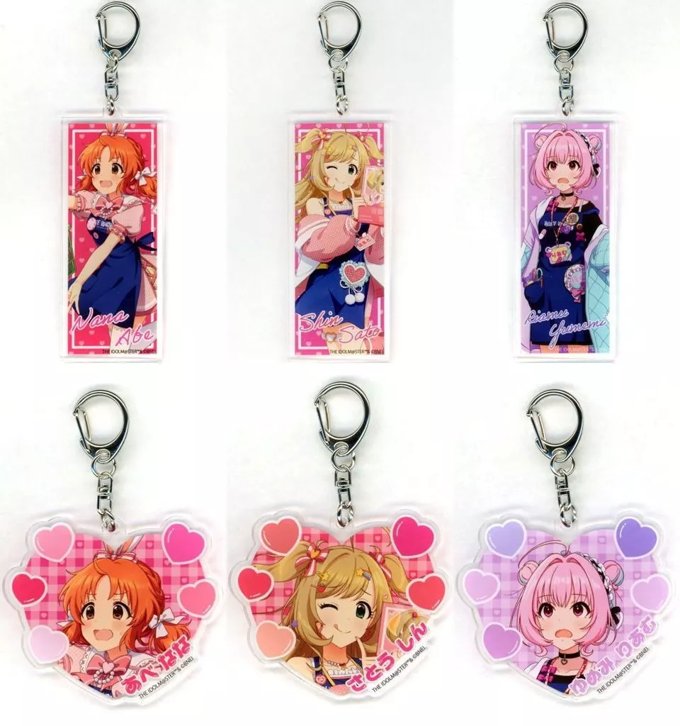 全6種セット 「アイドルマスター シンデレラガールズ×ヴィレッジヴァンガード トレーディングアクリル」