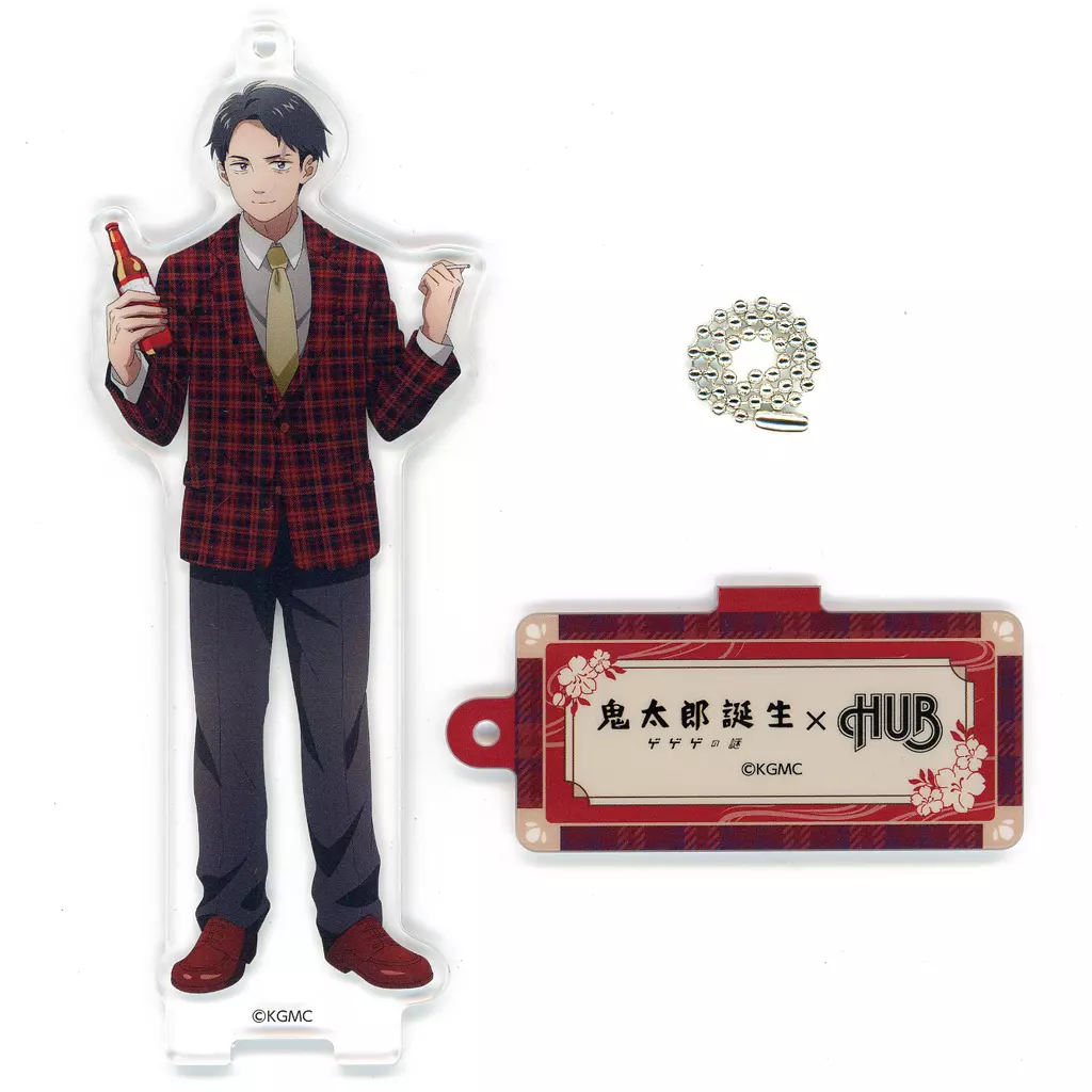 水木 「鬼太郎誕生 ゲゲゲの謎×HUB トレーディング3WAYアクリル」