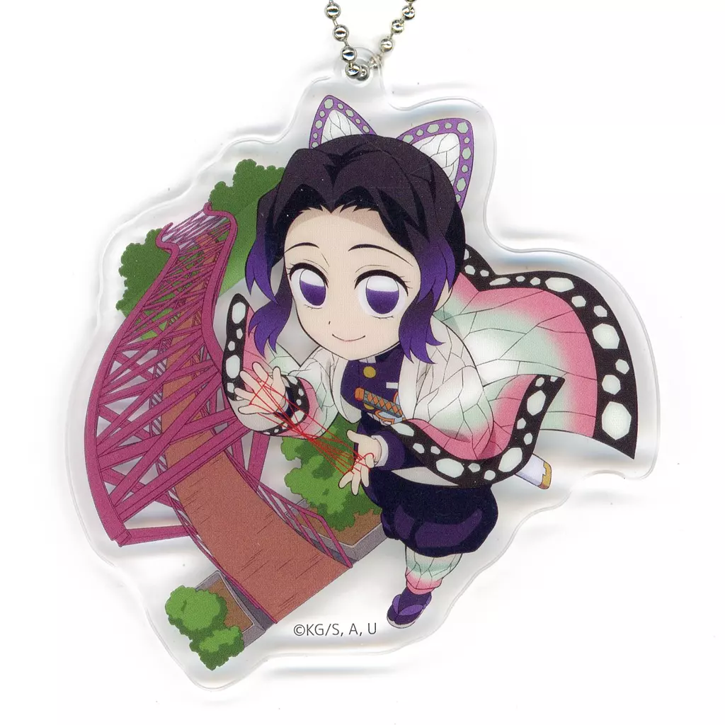 胡蝶しのぶ ご当地イラスト石川 アクリルチャーム 「鬼滅の刃 全集中展 刀鍛冶の里編・柱稽古編」 石川会場限定