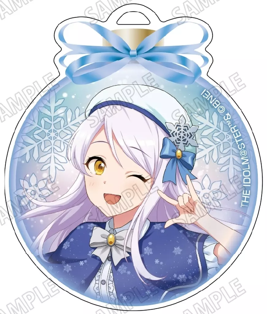 2.イヴ・サンタクロース スノードーム 描き下ろしアクリル 「アイドルマスター シンデレラガールズ」