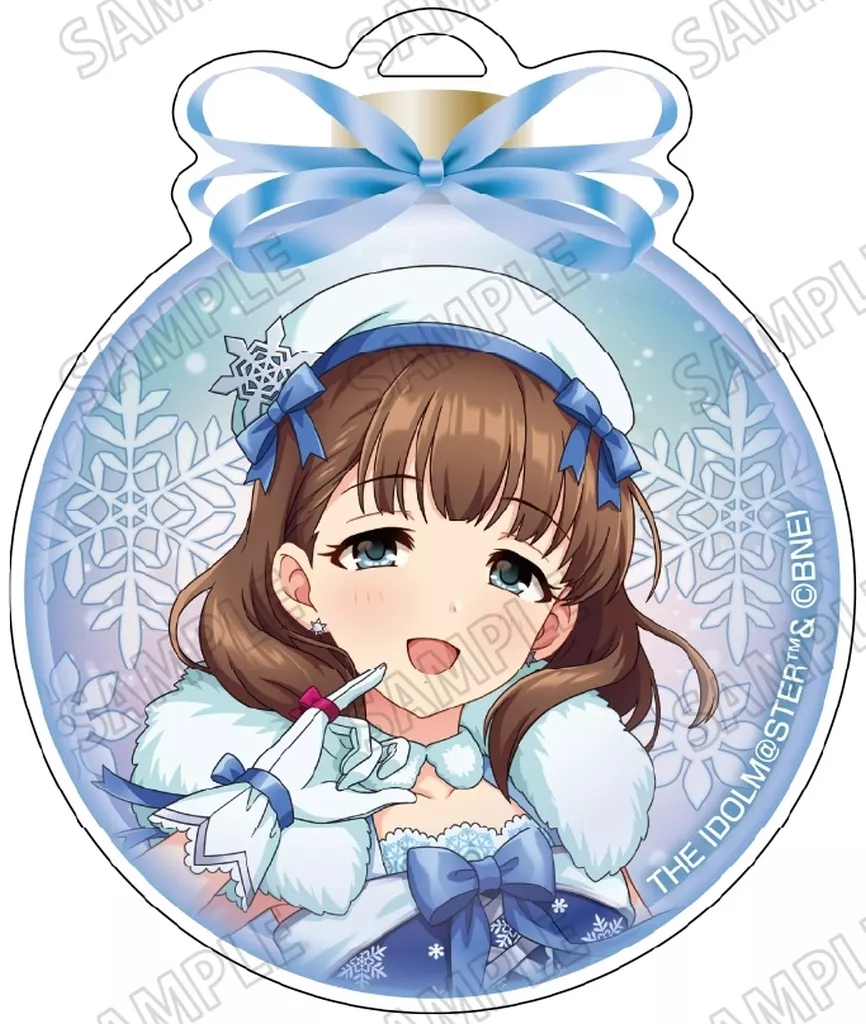 4.佐久間まゆ スノードーム 描き下ろしアクリル 「アイドルマスター シンデレラガールズ」