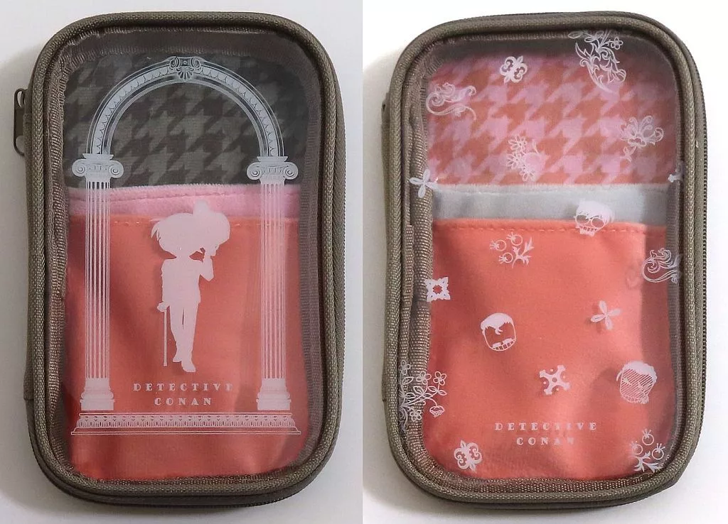 全2種セット アクリルスタンドポーチ 「セガ ラッキーくじ 名探偵コナン Vintage Look」 E賞