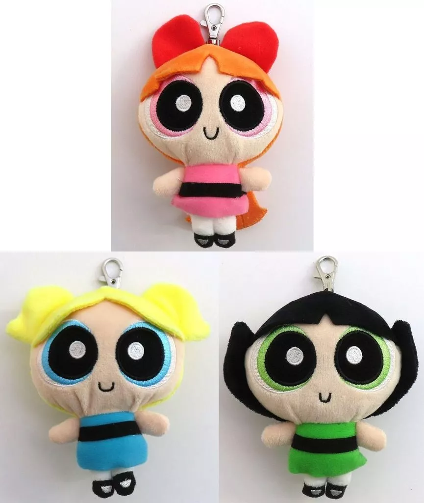 全3種セット とべ! リールマスコットぬいぐるみ 「一番くじ パワーパフ ガールズ」 B賞
