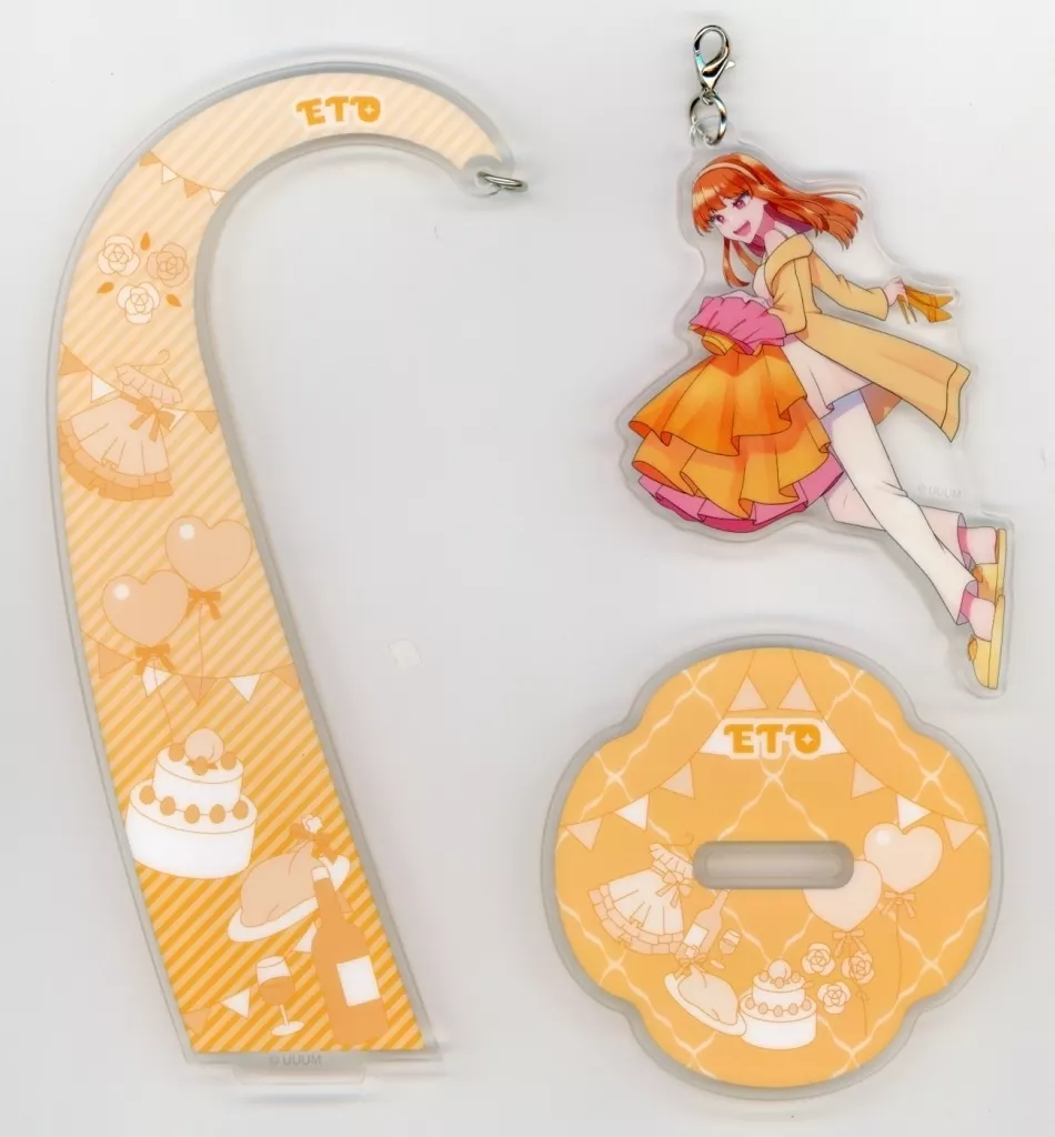 駿河屋 - 【買取】えと ゆらゆらアクリルスタンド 「カラフルピーチ