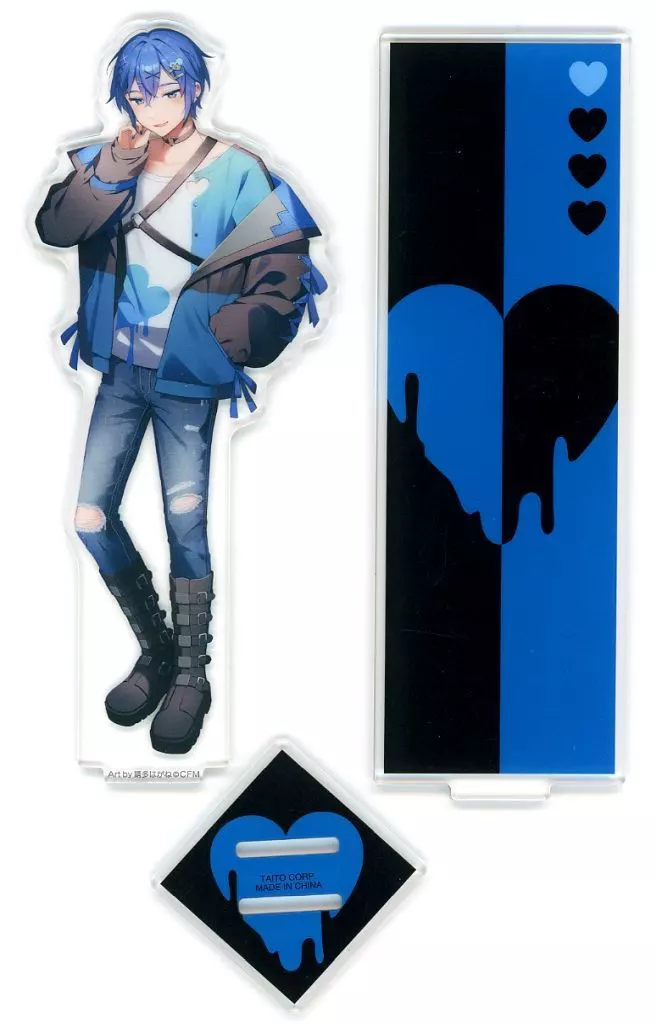 KAITO 背景パーツ付きクリアスタンド 「タイトーくじ 桜ミク SAKURA×SUBCULTURE」 I賞_image