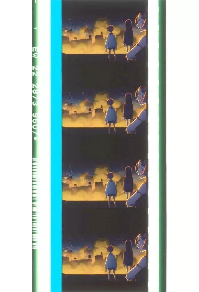 アマテ・ユズリハ&ニャアン&シュウジ・イトウ(霧) コマフィルム -キャラver.- 「機動戦士Gundam GQuuuuuuX -Beginning-」 劇場入場者プレゼント 第4弾