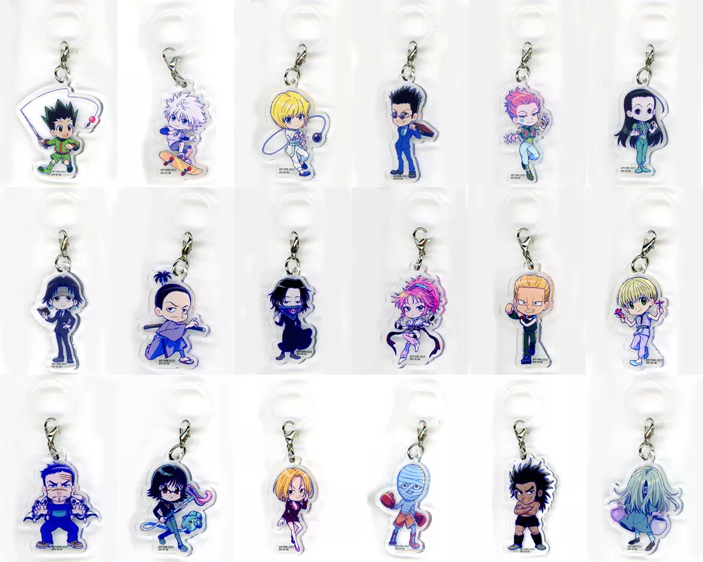 全18種セット 「HUNTER×HUNTER POP UP SHOP ～vision of Hunter～ デフォルメアクリルチャーム」
