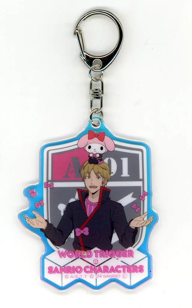 出水公平×マイメロディ オーロラアクリル 「ワールドトリガー×サンリオキャラクターズ PremiumShop 第2弾」