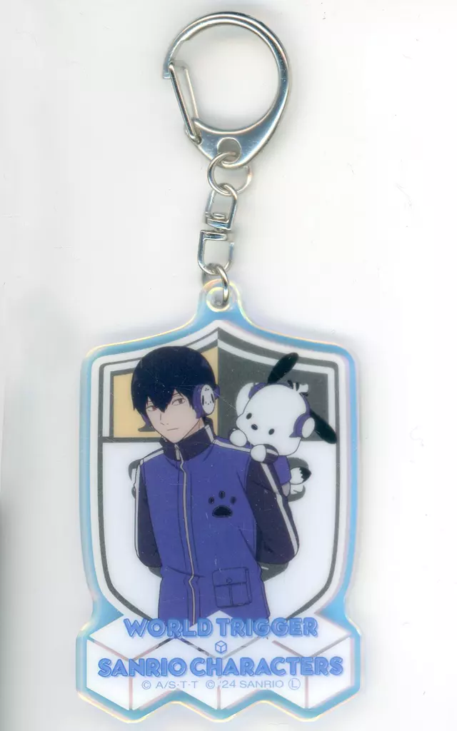 三輪秀次×ポチャッコ オーロラアクリル 「ワールドトリガー×サンリオキャラクターズ PremiumShop 第2弾」