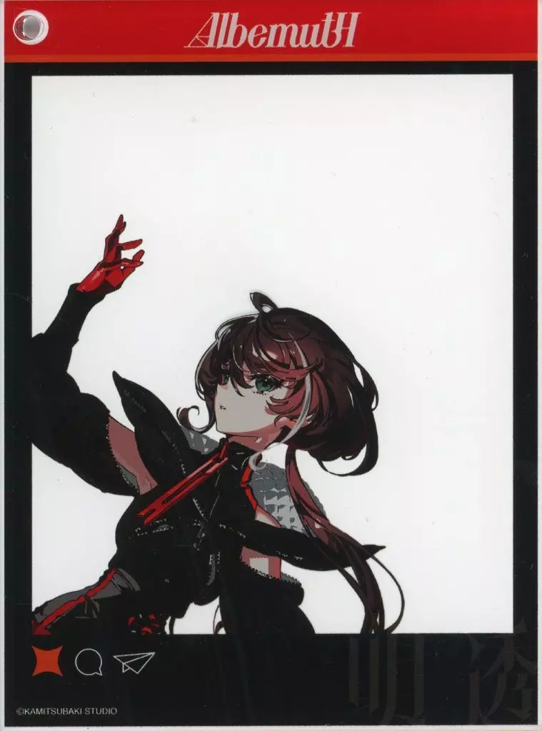 明透 SNS風アクリル 「バーチャルYouTuber KAMITSUBAKI STUDIO Albemuth 1st ONE-MAN LIVE 罪と楽園」