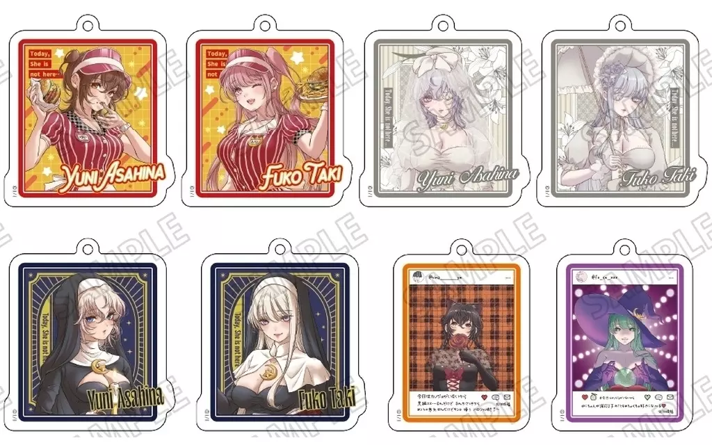 全8種セット 「今日はカノジョがいないから アクリルコレクション」