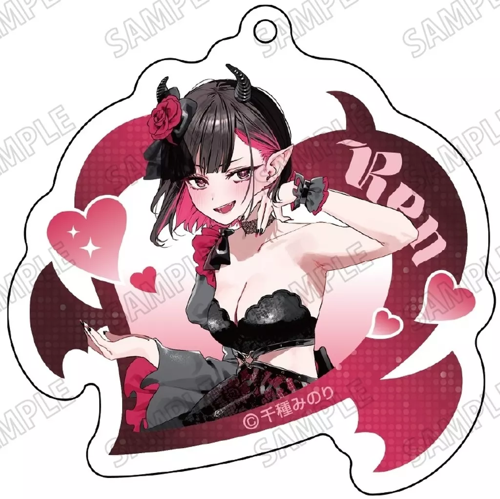 2.白雪恋 描き下ろしアクリル【天使＆悪魔ver.】 「千種みのり 志乃と恋」