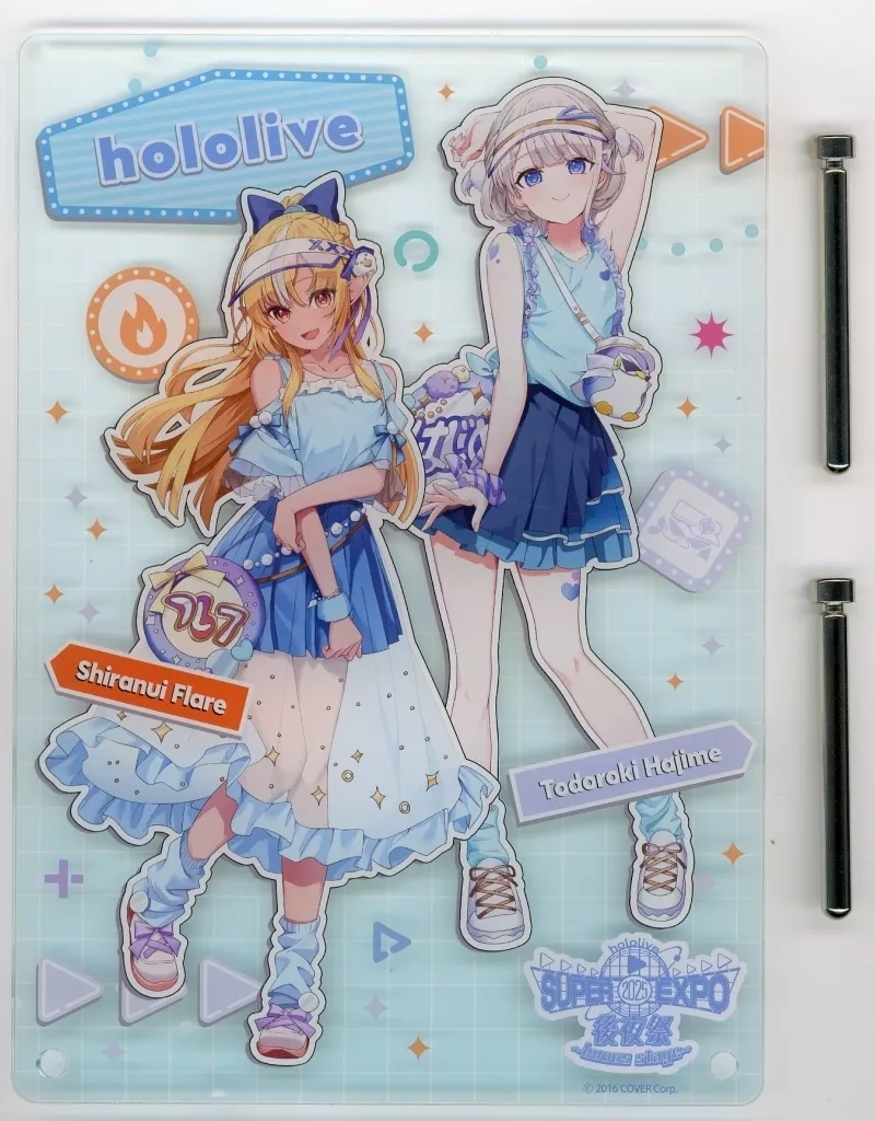 不知火フレア＆轟はじめ アクリルパネル 「バーチャルYouTuber ホロライブ hololive SUPER EXPO 2025 後夜祭 ～bonus stage～」_image