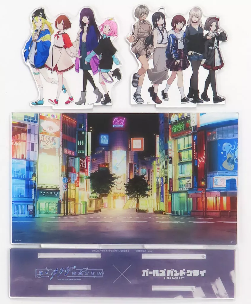 集合 アクリルジオラマセット 「ガールズバンドクライ×夜のクラゲは泳げない コラボレーション POPUP SHOP」_image