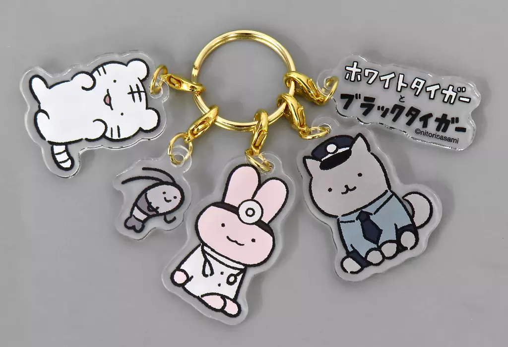 集合 5連アクリル 「ホワイトタイガーとブラックタイガー POP UP STORE」