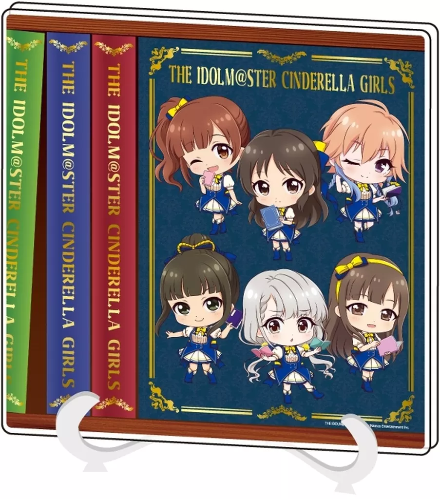 [新品] 02.ブックシェルフ風デザイン(オリジナル衣装ver.) ミニキャライラスト アクリルアートボード 「アイドルマスター シンデレラガールズ」