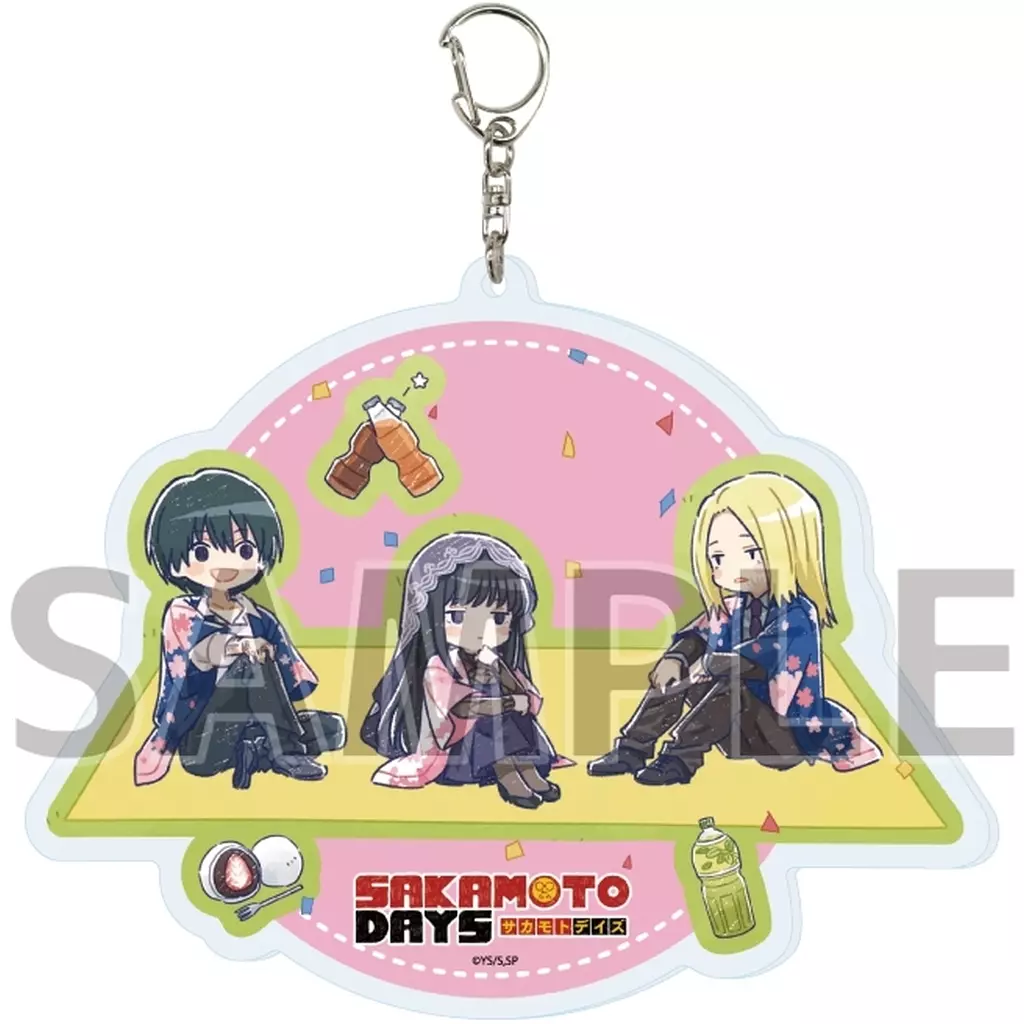 07.南雲＆神々廻＆大佛(花見ver.) グラフアートイラスト デカアクリル 「SAKAMOTO DAYS」