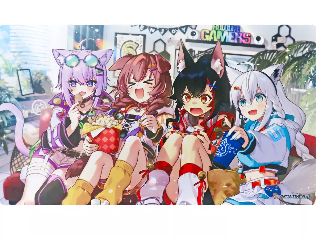 ホロライブゲーマーズ 6周年記念 ラバーマット 早い者勝ち】ホロライブゲーマーズ 6周年記念 ラバーマット プレイ