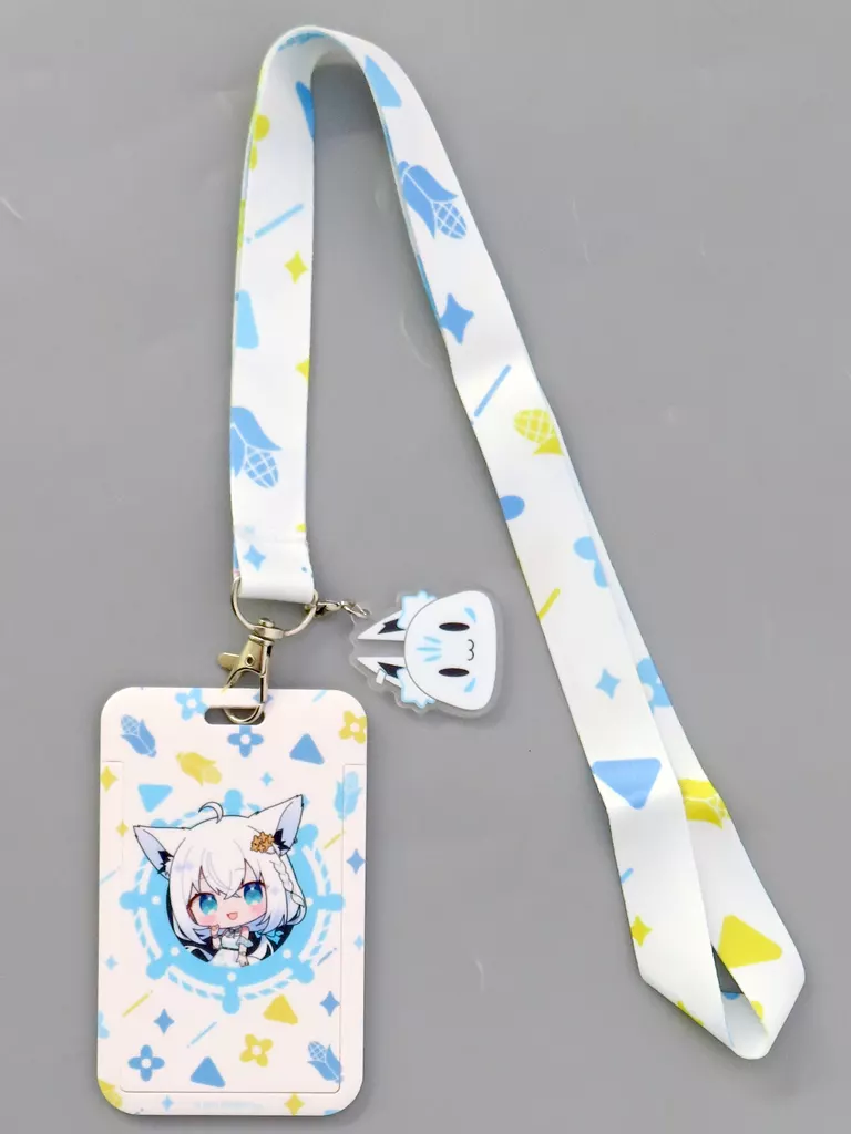 白上フブキ チャーム付きカードホルダー 「DMMスクラッチ! DMM TV×バーチャルYouTuber ホロライブ 新感覚ドキュメントバラエティ ホロなゾンビ! スクラッチ」 B-1賞